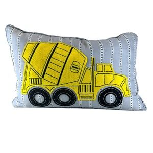 Waverly Kids Modern Under Construction Cement Mixer 9X17 Throw Pillow Boys